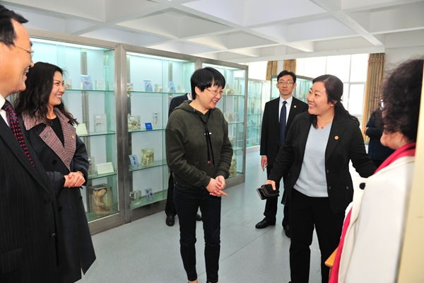 专家走访解剖标本馆