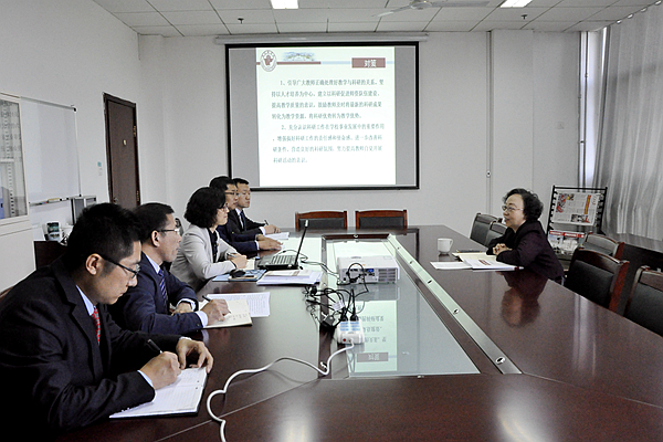 专家走访科研处